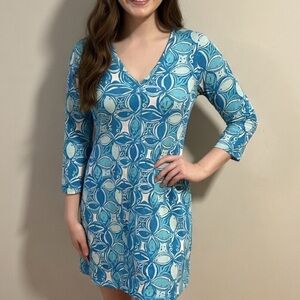 Lilly Pulitzer White Patterned Dress